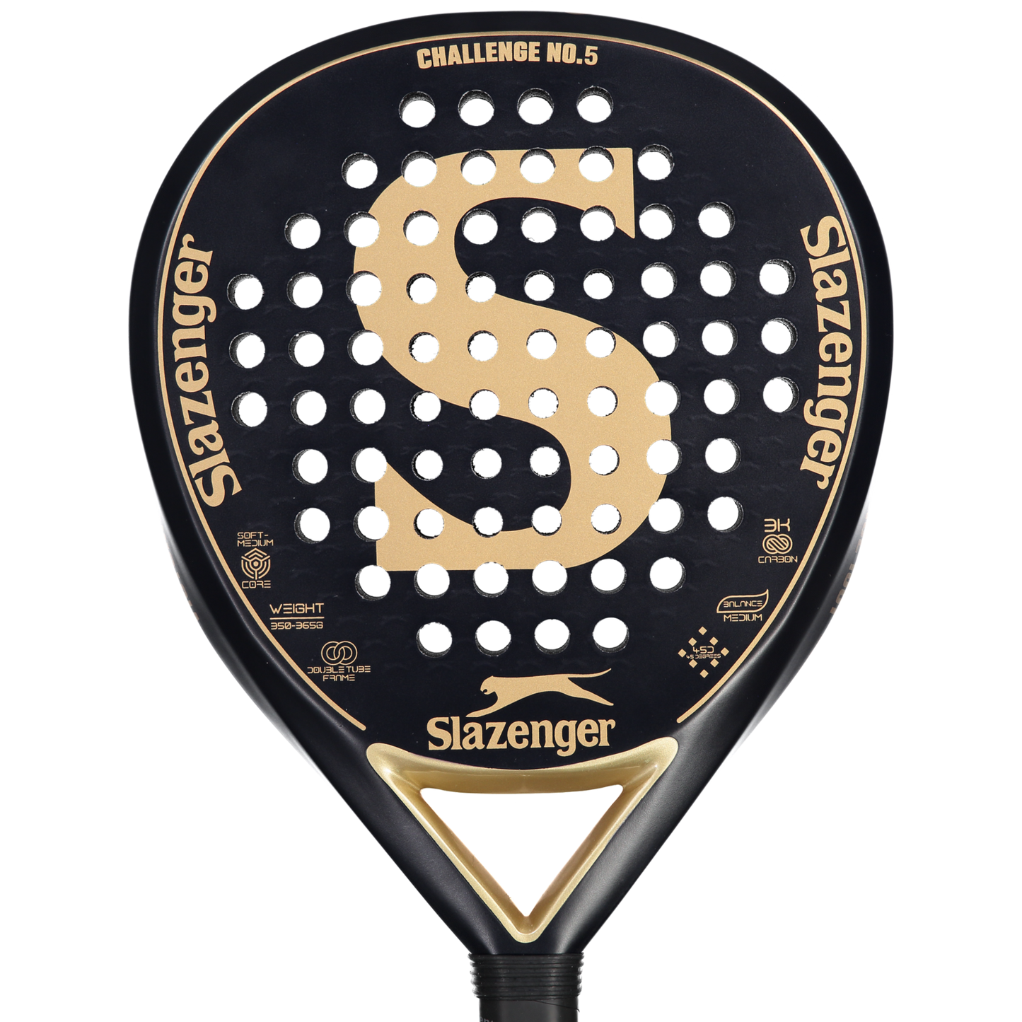 Slazenger Padel Challenge Padel Racket No.5 Hybrid 3K (Padel Blue)