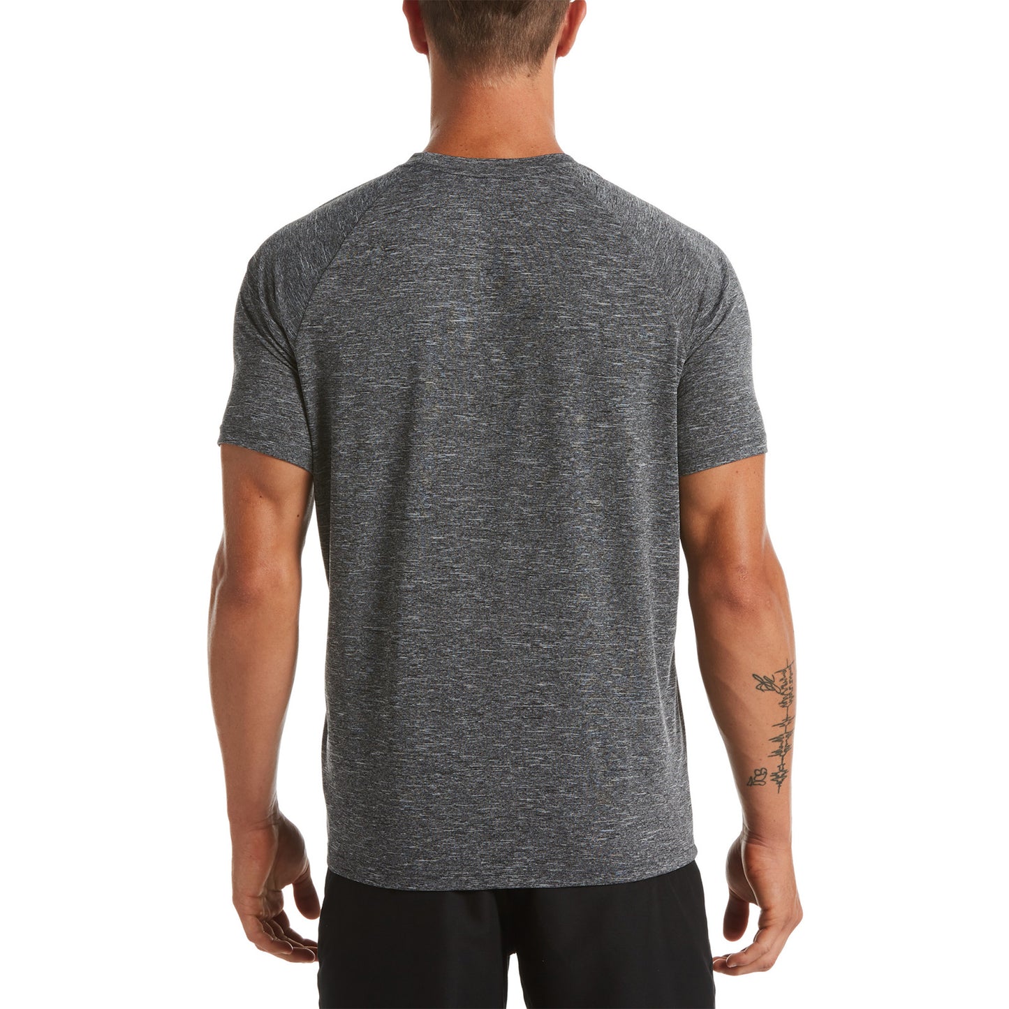 Nike Swim Men's Heather Short Sleeve Hydroguard Top