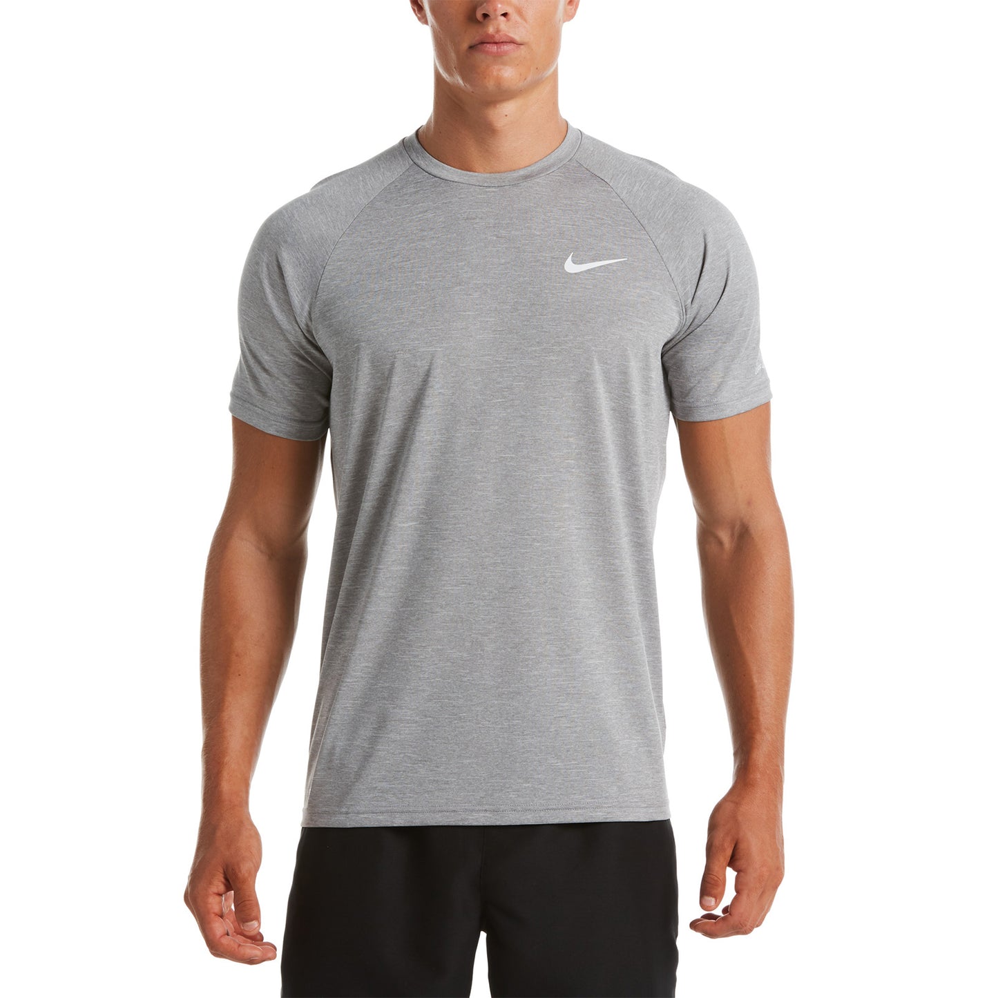 Nike Swim Men's Heather Short Sleeve Hydroguard Top