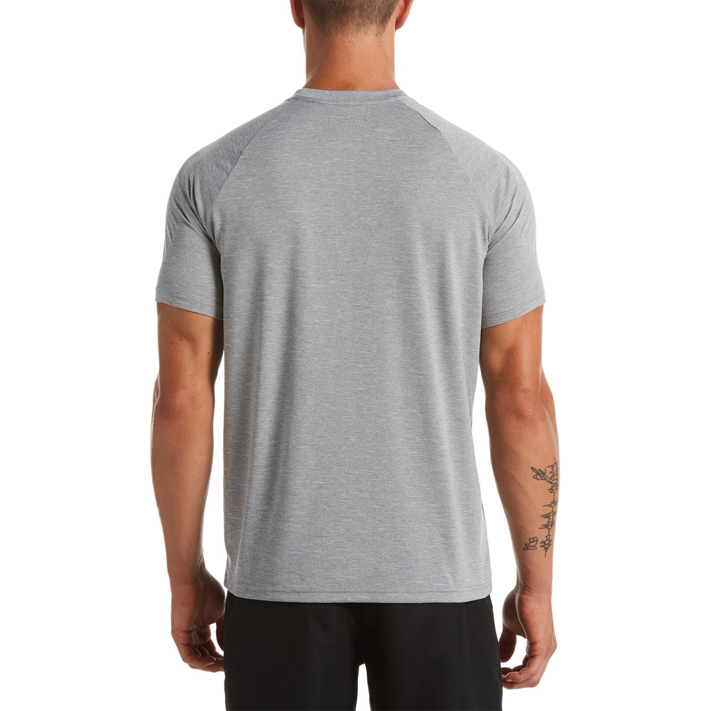Nike Swim Men's Heather Short Sleeve Hydroguard Top