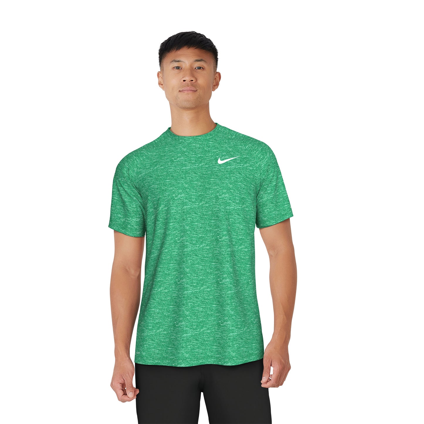 Nike Swim Men's Heather Short Sleeve Hydroguard Top