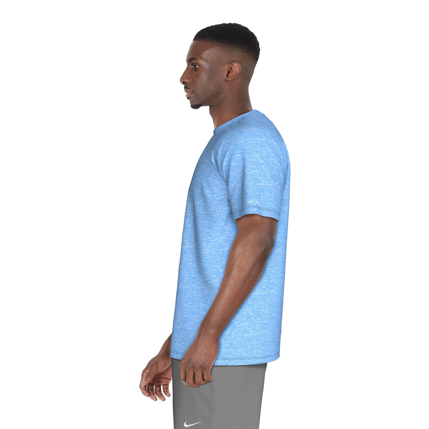Nike Swim Men's Heather Short Sleeve Hydroguard Top