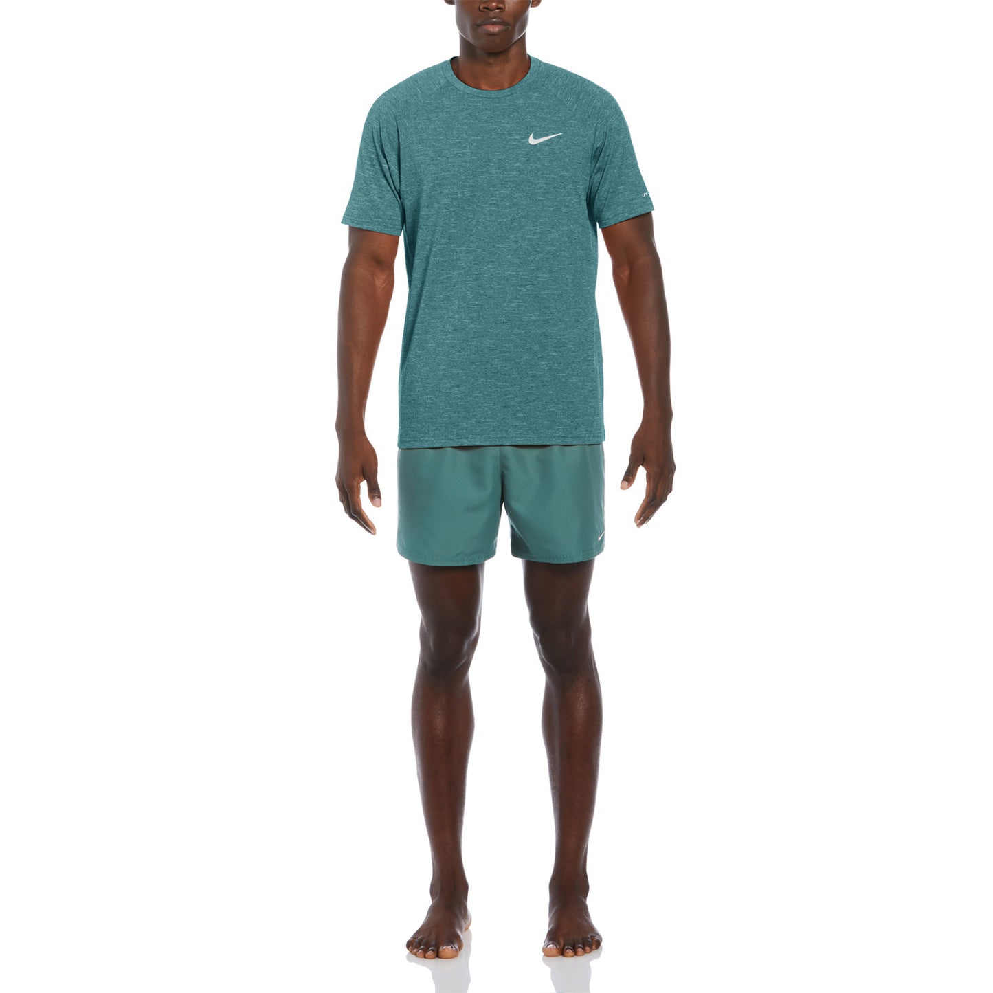 Nike Swim Men's Heather Short Sleeve Hydroguard Top