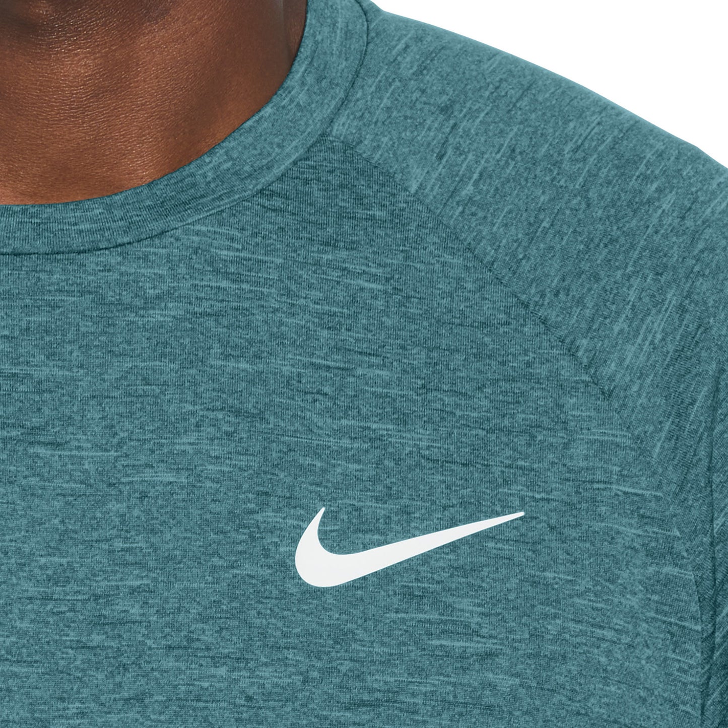 Nike Swim Men's Heather Short Sleeve Hydroguard Top