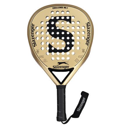 Slazenger Padel Challenge Padel Racket No.1 Hybrid 12K (Gold)