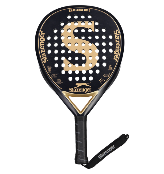 Slazenger Padel Challenge Padel Racket No.5 Hybrid 3K (Padel Blue)