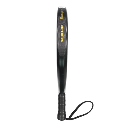 Slazenger Padel Panther Padel Racket Icon Gold Hybrid 12K (Black)
