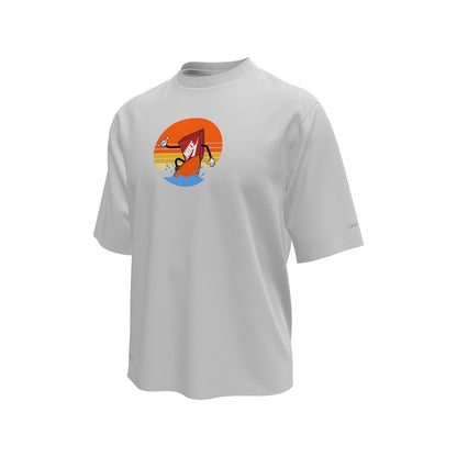 Nike Swim Boys Sunset Surf Short Sleeve Hydroguard Top